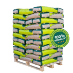 PALETTE -  GRANULÉS DE BOIS D’OR - 66 SACS DE 15 KG