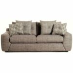 WILLEM – Canapé droit fixe 2 places – Marron