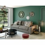 WILLEM – Canapé droit fixe 3 places – Marron