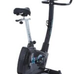 CAPITAL SPORTS Durate Vélo d'appartement 9kg de Masse d'inertie (Ordinateur de Bord avec Mesure du pouls sur Guidon, Max. 100kg), vélo Maison de Fitness - Noir
