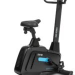 CAPITAL SPORTS Evo Pro - Vélo d'appartement, Vélo de Fitness, Velo Maison, Masse d'inertie 20kg, Bluetooth, Système freinage magnétique 32 Niveaux, Capteurs fréquence Cardiaque - Noir