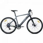 Vélo électrique de ville Moma Bikes E-road Pro 28″, Shimano 8v, Freins a Disque Hydraulique, Batterie 36V – 10Ah – Noir