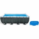 Kit piscine ultra xtr rect tubulaire (l)5,49 x (l)2,74 x (h)1,32m et pédiluve