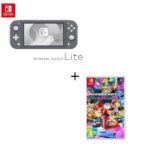 Console Switch Lite Grise + Jeu Switch Mario Kart 8 Deluxe