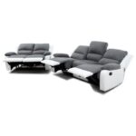 RELAX Ensemble canapés droits de relaxation 3 + 2 places