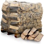 PALIGO Heizfuxx Bois de chauffage, de cheminée, de barbecue, de poêle, de cheminée, de hêtre sec prêt au four, 33 cm 1RM = 1,4SRM / 1 palette Heizfuxx