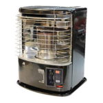 Tayosan 233 Poêle à Pétrole à Mèche, 2200 W, Noir