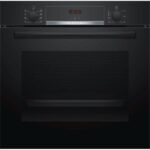 BOSCH HBA553BA0 - Four électrique encastrable - Air pulsé 3D+ - 71L - Nettoyage Ecoclean - A - Noir