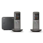 GIGASET Téléphone Fixe CL 660 Duo Anthracite