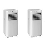 OCEANIC Pack de 2 climatiseurs mobiles 2100 watts - 7000 BTU - Programmable - Classe énergétique A