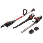 SCHEPPACH Pack 3 outils sans fil 18V Taille-haies - Souffleur - Elagueuse sur perche