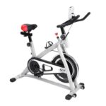 Vélo d´appartement cardio pliable LCD indoor- blanc