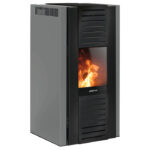 Poêle à granulés Justus Sirkos Aqua 2.0 | 6 kW – Taupe