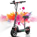 Trottinette électrique pliable HITWAY H3 - 800W - Siège amovible - Écran LCD
